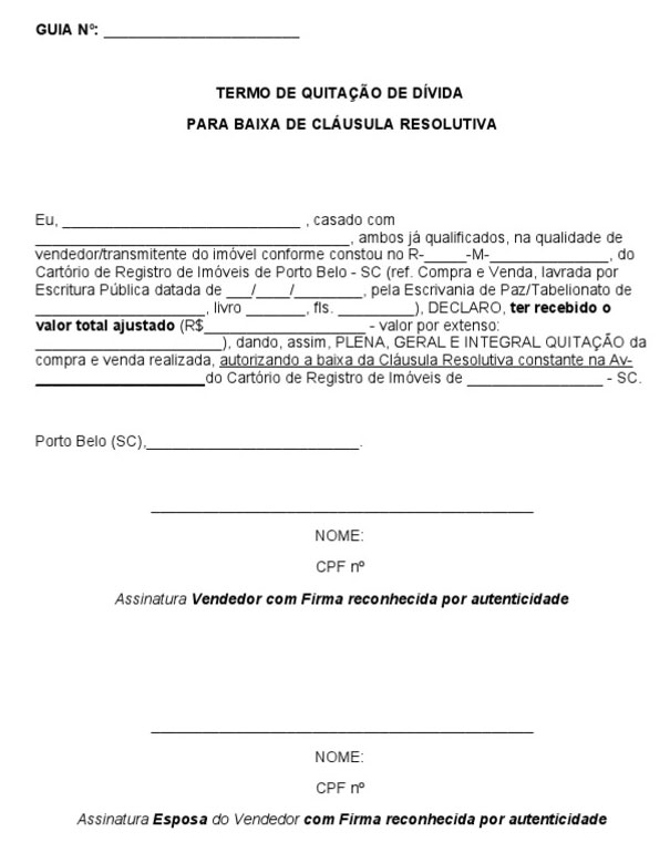 Recibo de Compra e venda Recibo de Compra e venda