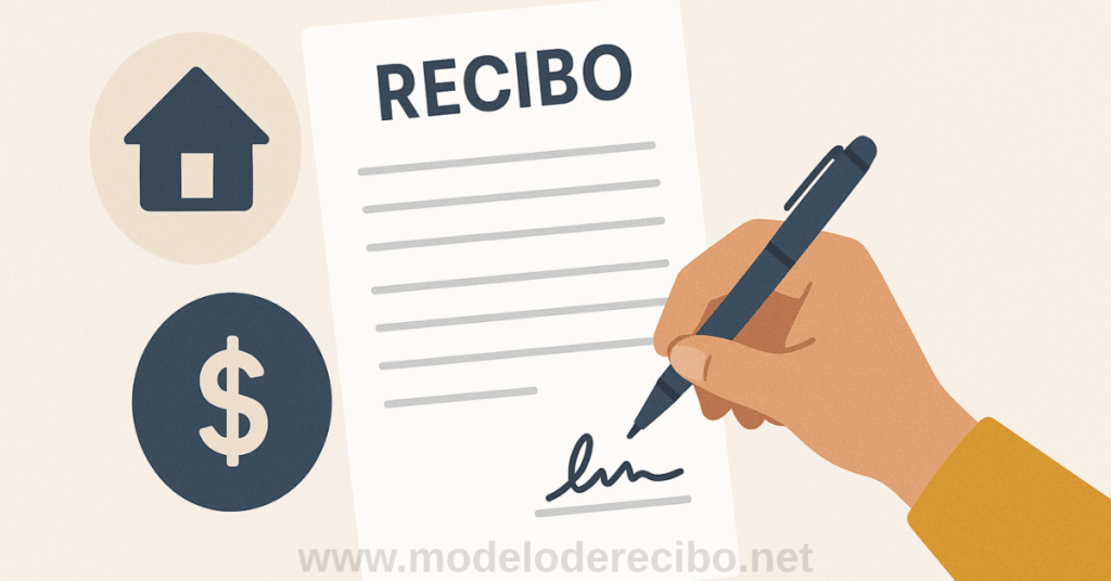 Modelo de Recibo Simples Preenchido para Pessoa Fisica