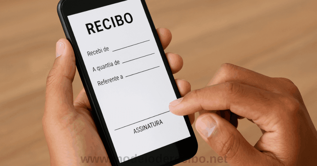 Como Preencher um Recibo Digital no Celular